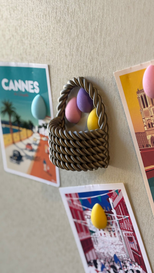 Easter Basket Fridge Magnet